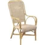 Fauteuil en Rotin Haut Dossier | HORIZON